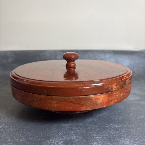 Large wooden lazy susan - lazy,