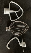 Kitchenaid Mixer Artisan Attachment Paddle Beater Dough Hook Whisk,.,