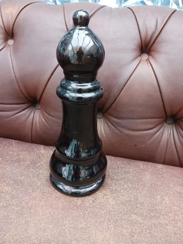 Large porcelain ceramic bishop - large,