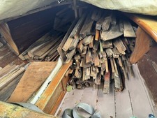 Solid Wood Off Cuts of timber  Woodworking craft. Teak Pitch Pine Iroko Mahogany