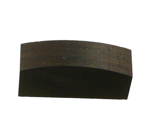 Ebony viola nut - nut, end