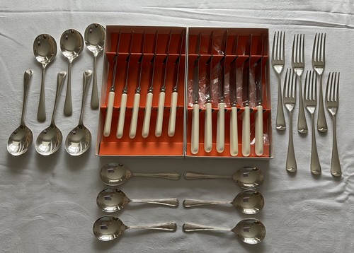 Vintage boxed cutlery set - set, 30