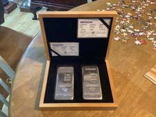Two 1 Kilo Metalor Silver