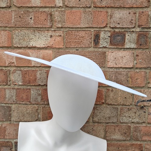 White large wide brim - large, diy