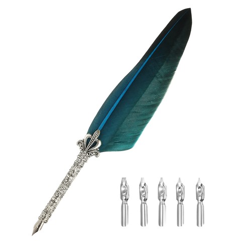 25cm calligraphy feather - 25cm/9.8",