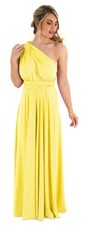Multiway wrap dress for bridesmaids or formal events with free matching tie set.