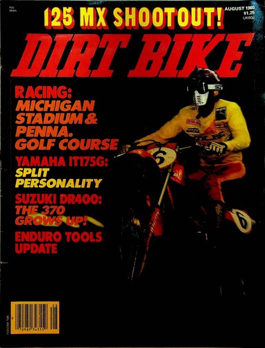Dirt bike magazine august 1980 - magazine,