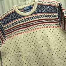 Vintage Polo Ralph Lauren Men’s XL Fair Isle Wool Pullover Sweater