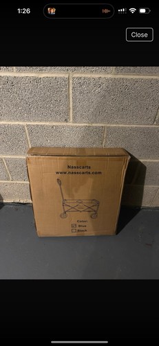 Nesscarts cart blue trolley - cart-,