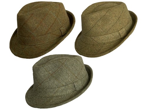 Powell green tweed trilby - powell,