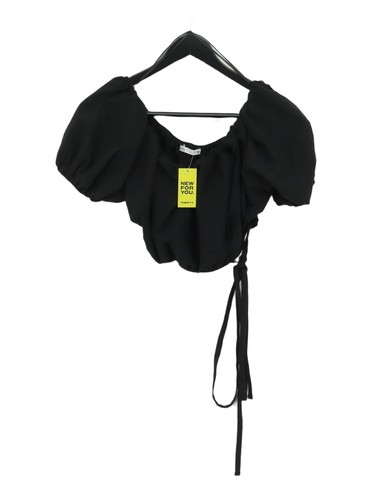 Zara women top black 100 - l, 100%