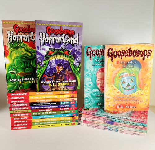Goosebumps books vintage - books,