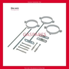 Glowworm Flue Support Clips Pack of 3 Part No 0020267924 New GENUINE