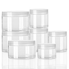 Food Makeup Clear PET Tubs