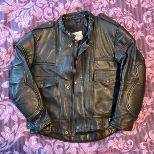 Crusader black genuine - crusader, leather