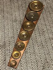 ANTIQUE BRASS WEIGHT SET GREEK