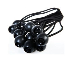 Bungee Balls Cords Shock Black