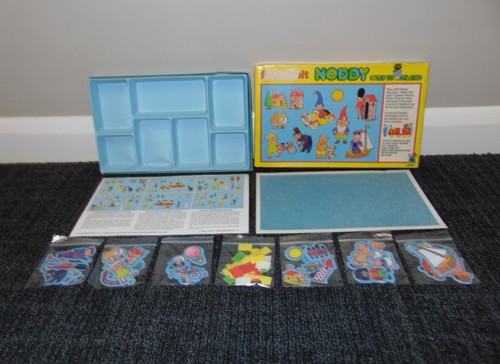 Vintage noddy fuzzy felt - fuzzy-felt, 1959
