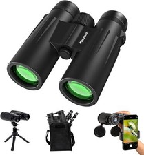 12x50 Binoculars for Adults with BAK4 Prism, FMC Lens, Fogproof & Waterproof