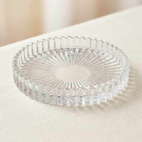 Vintage clear cut glass - clear,