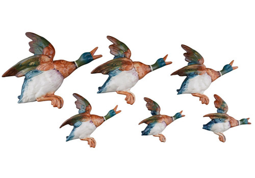 Beswick flying mallard - flying,