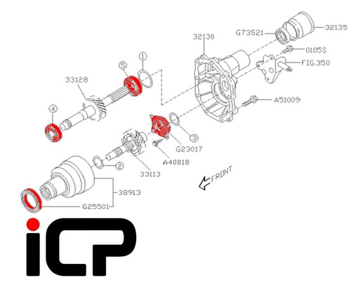 Speed rear transfer case - 5,