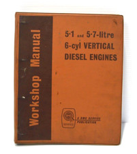 BMC Diesel Engine 6 Cyl Vertical Workshop Service and Repair Manual Vintage 1967