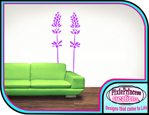 Flower lavender mylar 190 - flower,