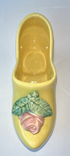 McCoy Yellow Ceramic Planter Shoe  Mid Century