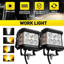 2x 4 Inch LED Work Light Bar Flood Spot Light Driving Lamp Offroad Car SUV Truck