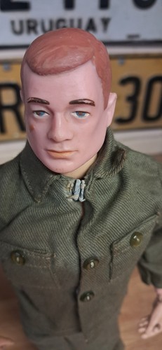 Vintage action man painted - vintage,