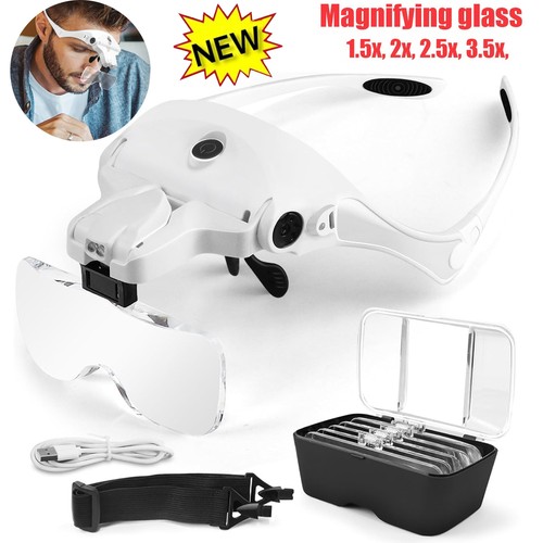 Magnifying glass headset led - magnifying, 2