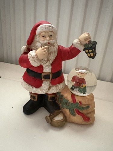 Vintage santa with lantern - vintage, &