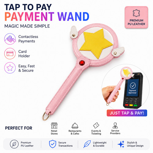 Cute star wand card - wand,