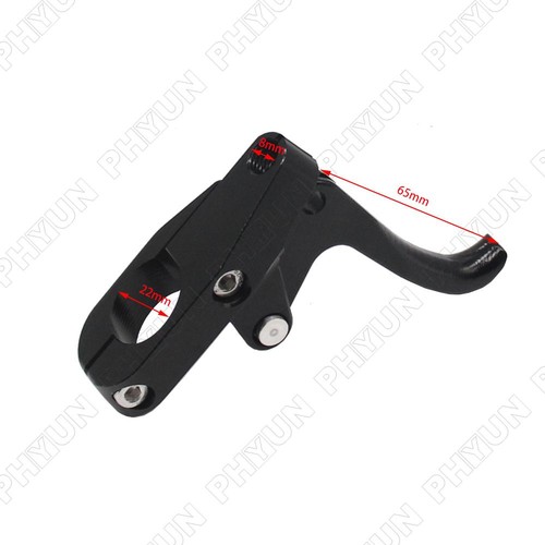 Black aluminium finger - black,