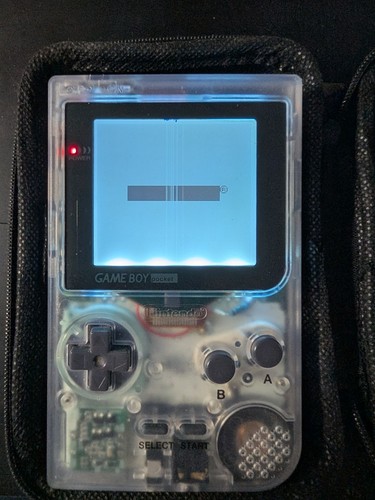 Nintendo game boy - pocket, clear