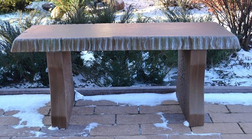 Concrete mold bench top - , long