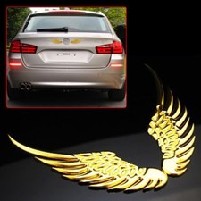 Golden Angel Wings Car Window