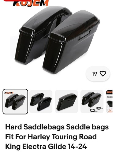 Black hard saddle - black, bags