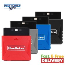 BlueRetro Mini PlayStation PS 1/ 2 Wireless Bluetooth Receiver Blue Retro