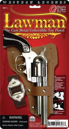 Lawman shot ring cap - ring, gun