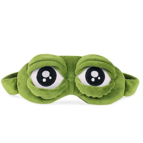 Fun frog plush sleep eye - fun,