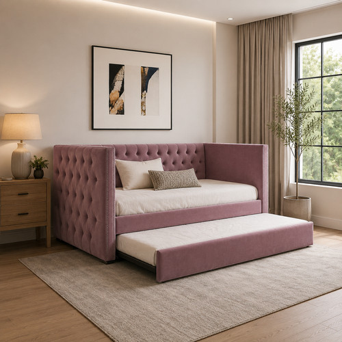 Single timber plush - timber, velvet