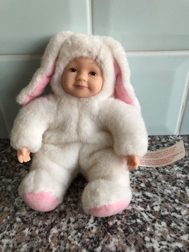 Anne geddes baby bunny white - baby,