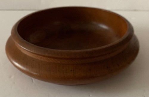 Vintage turned wooden - wooden, bowl