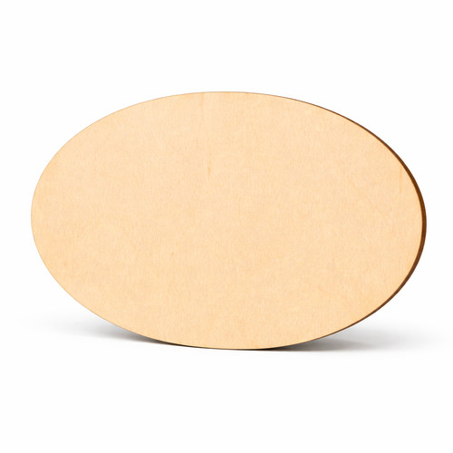 Wooden oval plywood - oval, craft