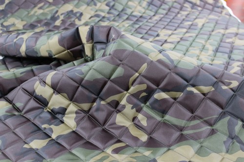 Box quilted fabric showerproof - quilted,
