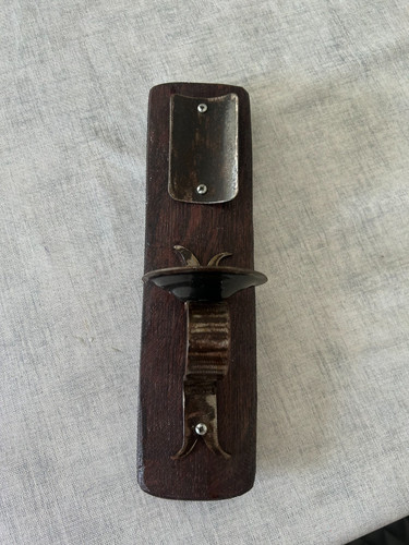Rustic hand crafted - hand, wood/metal