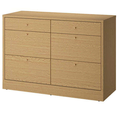 Modern chest drawers - of, oak