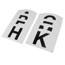 8pcs Dressage Letters Wall